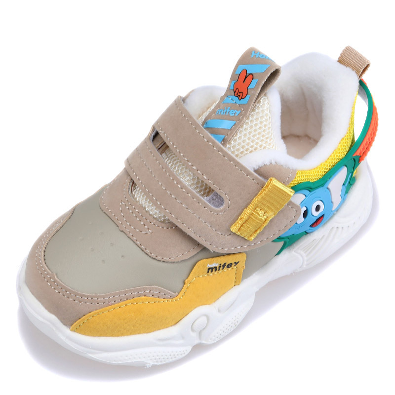 Super Light Solid Sole Plus Velvet And Cotton Sneakers