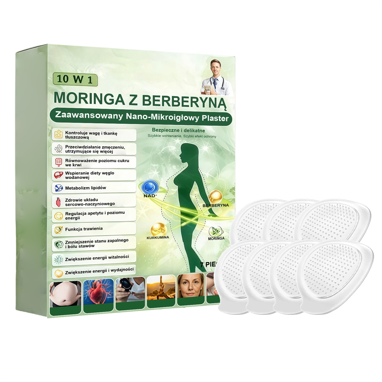Moringa Nano-microneedle Patch