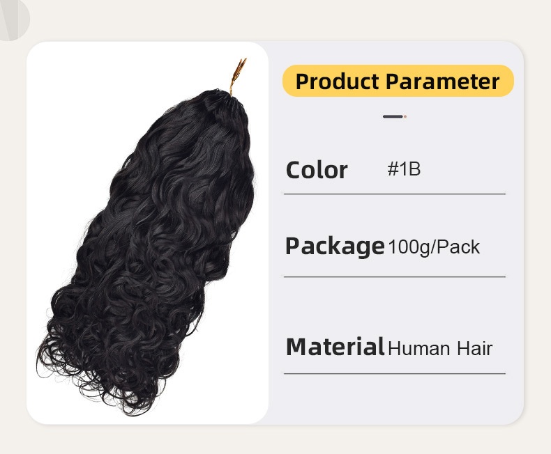 Crochet Wig Human Hair Crochet Hair Human-hair Wig