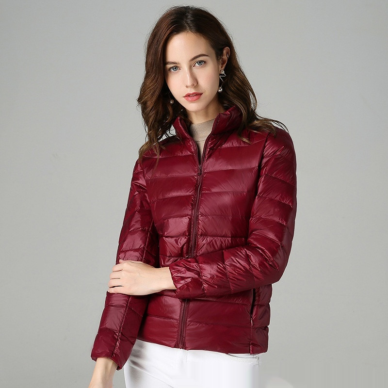 Short Light And Thick Thermal Slim Fit White Duck Down Fashionable Jacket