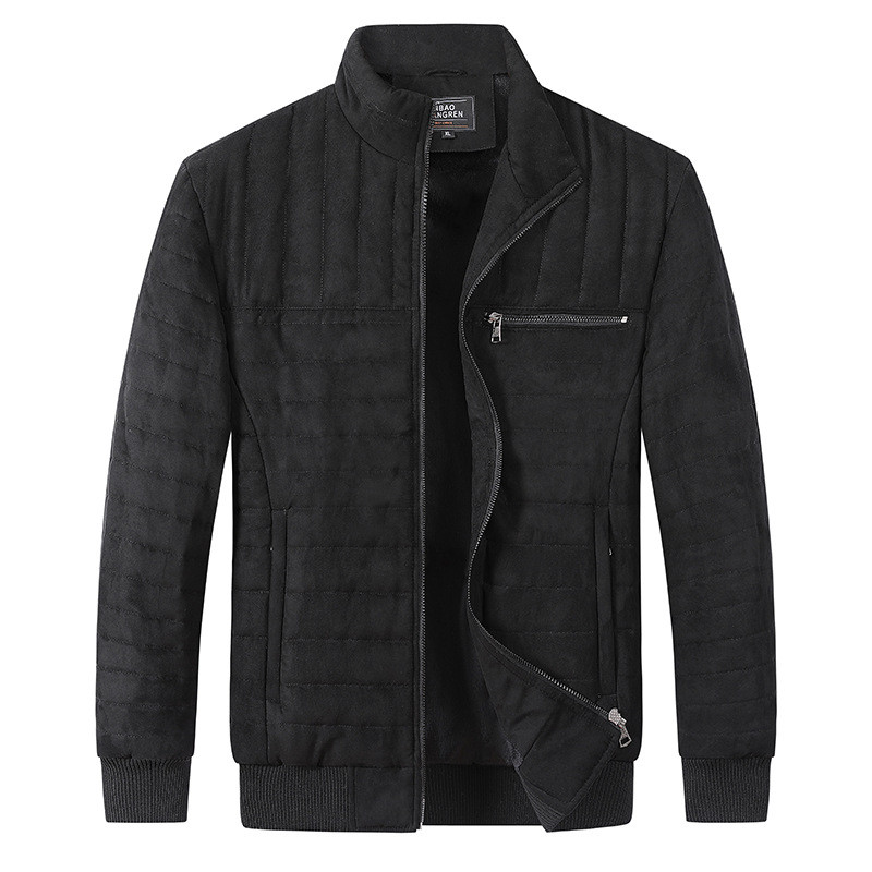 Men's Cotton-padded Jacket Stand-up Collar Thermal